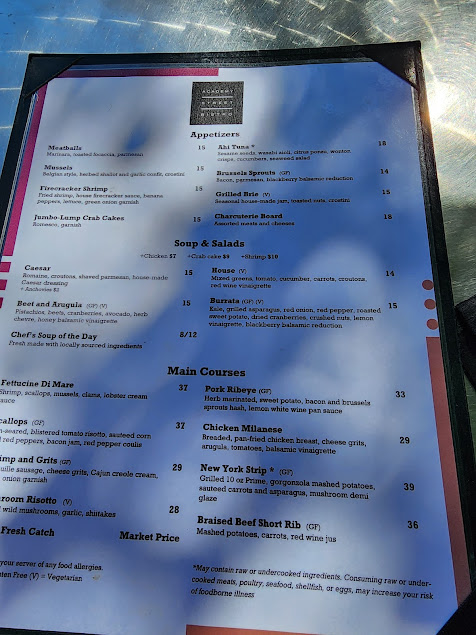 Menu Academy Street Bistro - 27