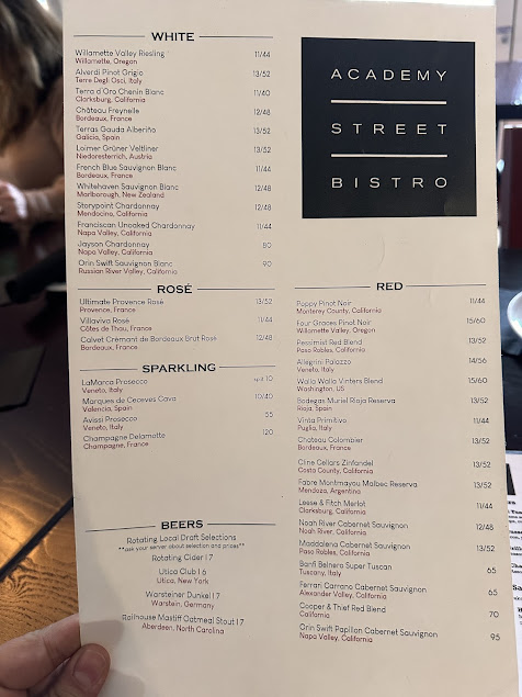 Menu Academy Street Bistro - 20