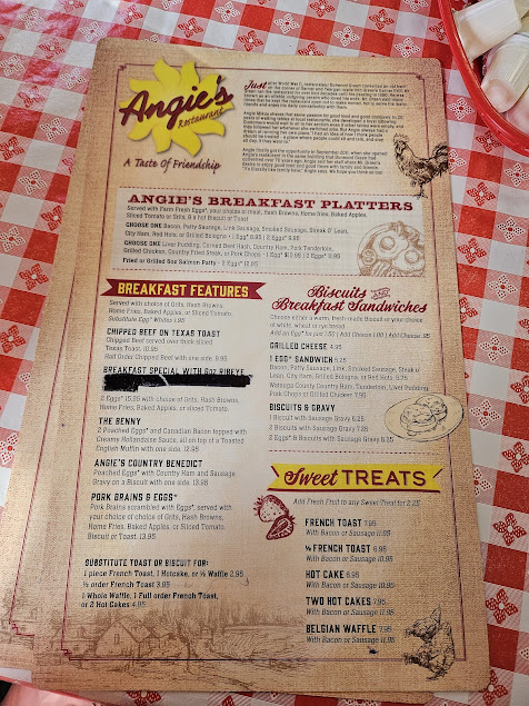 Menu Angie's Restaurant - 23