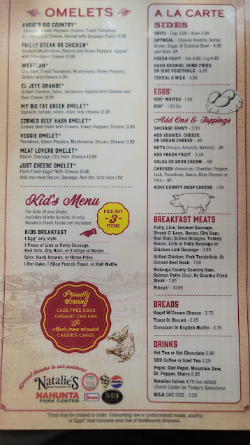 Menu Angie's Restaurant - 27