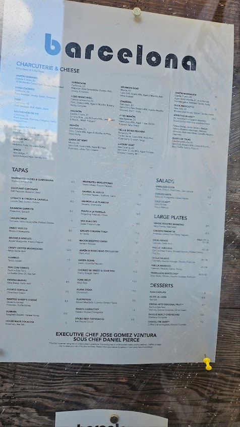 Menu Barcelona Wine Bar - 20