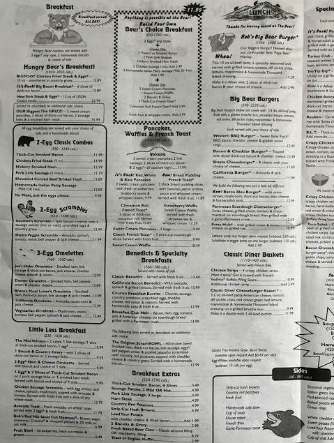 Menu Black Bear Diner Monterrey Village - 21