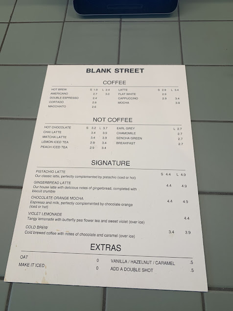 Menu Blank Street Coffee - 25