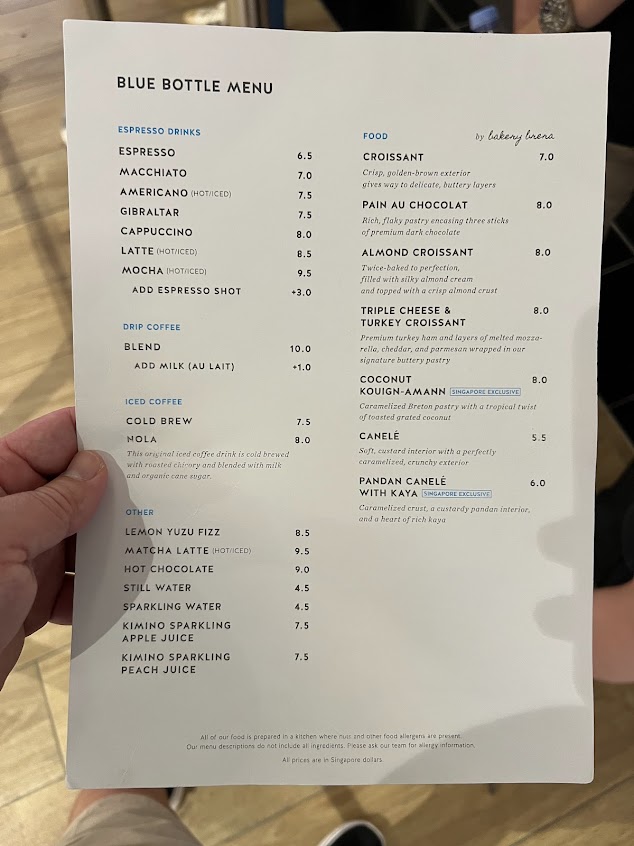 Menu Blue Bottle Coffee - 26