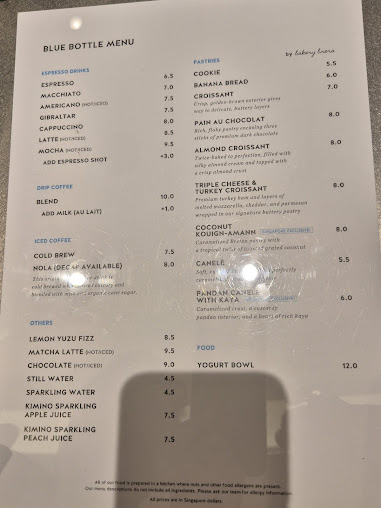 Menu Blue Bottle Coffee - 21
