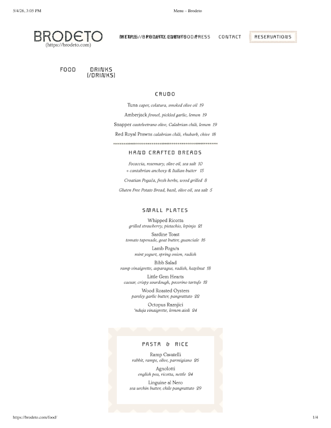 Menu Brodeto - 20
