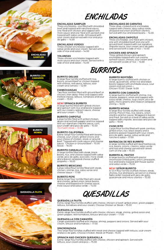 Menu Carajillo's Mexican Kitchen - 20