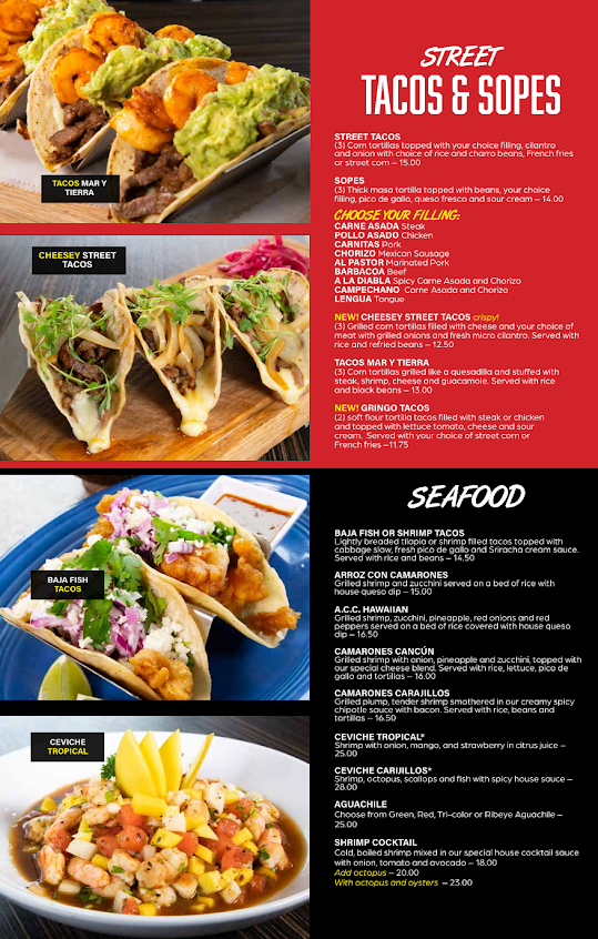 Menu Carajillo's Mexican Kitchen - 25