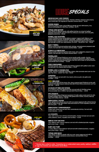 Menu Carajillo's Mexican Kitchen - 24