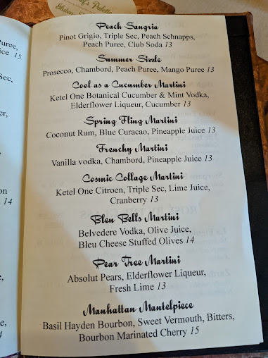 Menu Chef's Palette Restaurant - 29