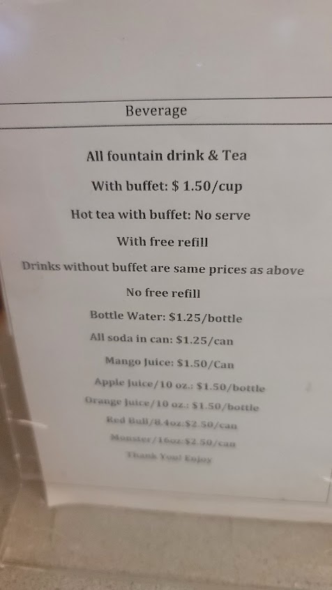 Menu China Buffet II - 21