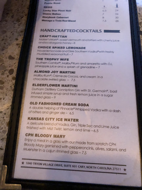 Menu Craft Public House - 29