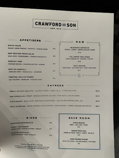 Menu Crawford And Son - 24
