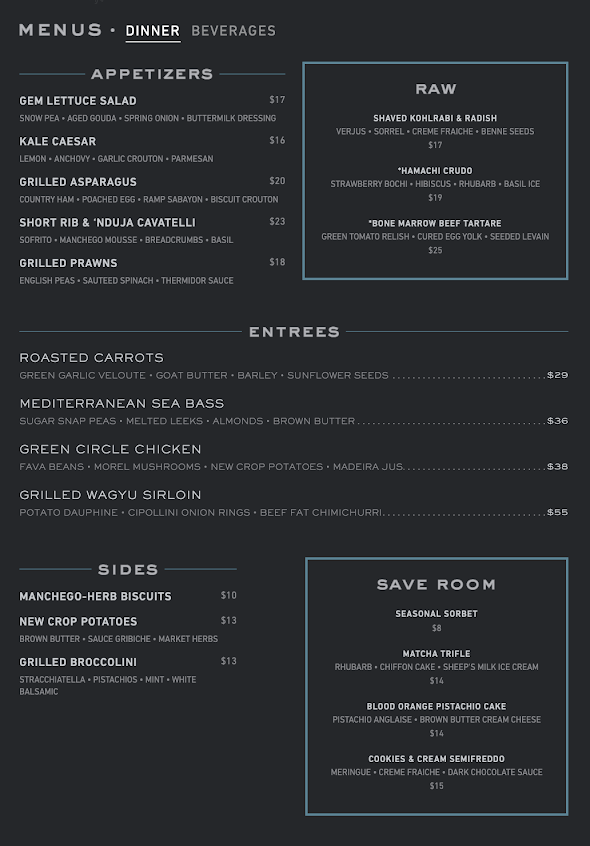 Menu Crawford And Son - 20
