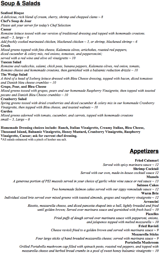 Menu Daniel's Restaurant & Catering - 24