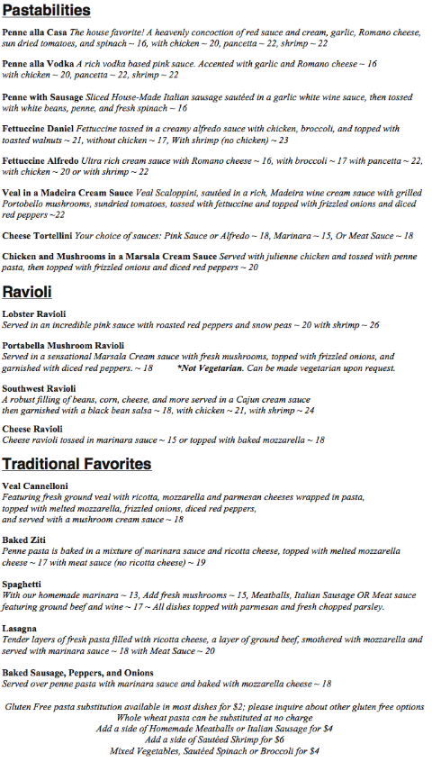 Menu Daniel's Restaurant & Catering - 23