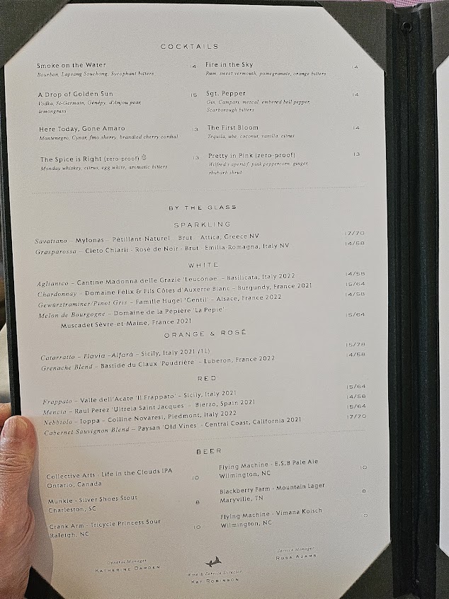 Menu Death And Taxes - 24