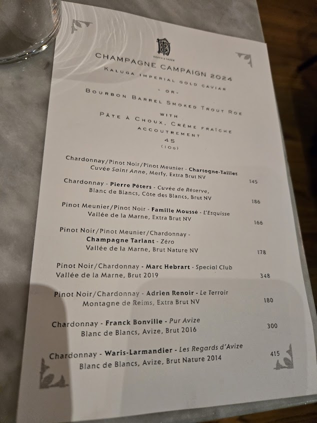 Menu Death And Taxes - 26