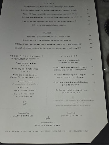 Menu Death And Taxes - 20