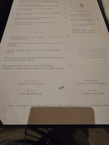 Menu Death And Taxes - 27