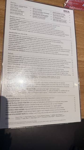 Menu Doc B's Restaurant - 26