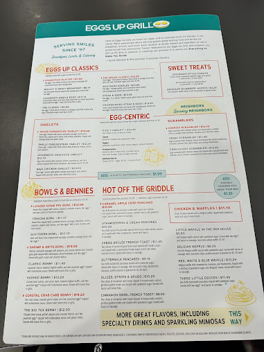 Menu Eggs Up Grill - 20