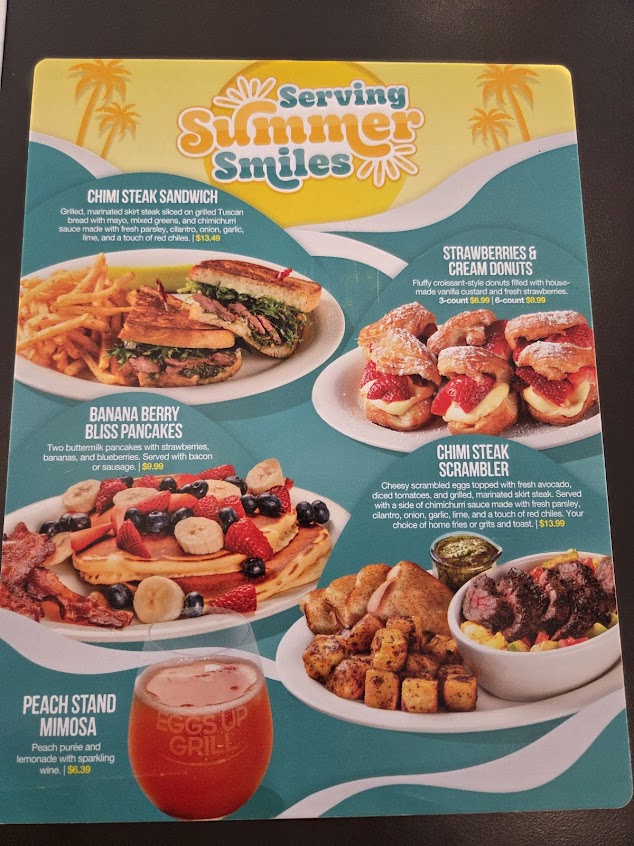 Menu Eggs Up Grill - 28