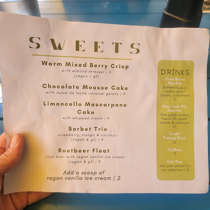 Menu Irregardless - 29