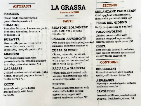 Menu La Grassa Pastificio - 21