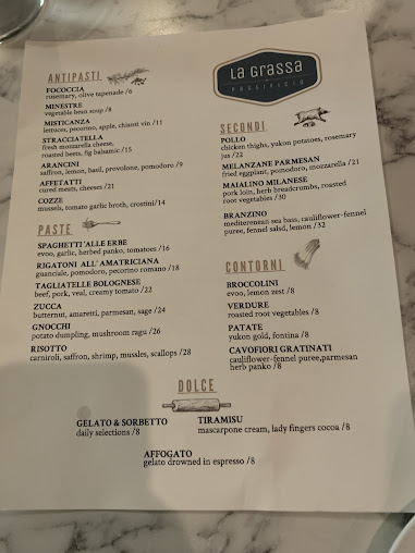 Menu La Grassa Pastificio - 25