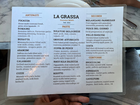 Menu La Grassa Pastificio - 20