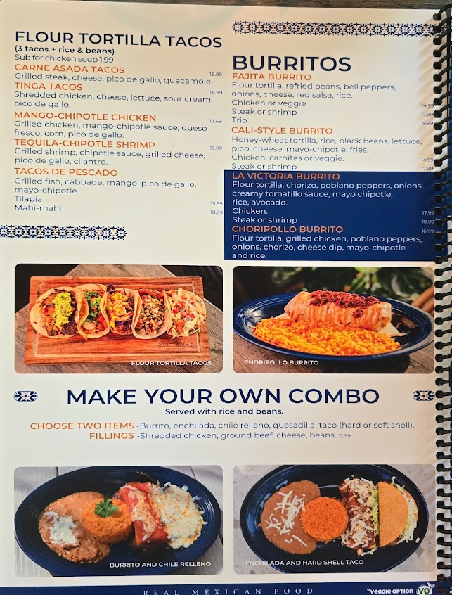 Menu La Victoria Mexican Food - 21