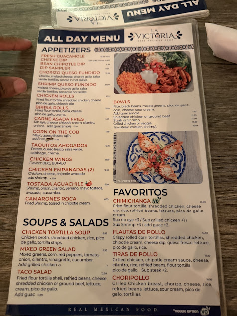 Menu La Victoria Mexican Food - 22