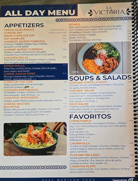 Menu La Victoria Mexican Food - 20