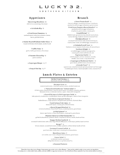 Menu Lucky 32 Southern Kitchen - 23