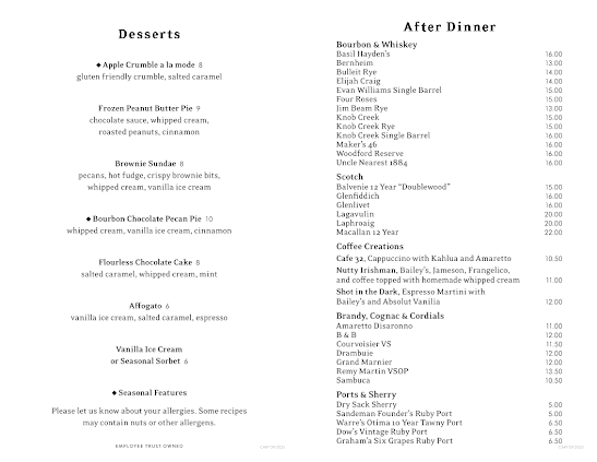 Menu Lucky 32 Southern Kitchen - 25