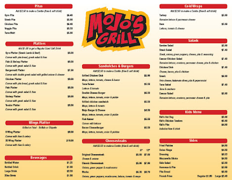 Menu Mojo's Grill - 24