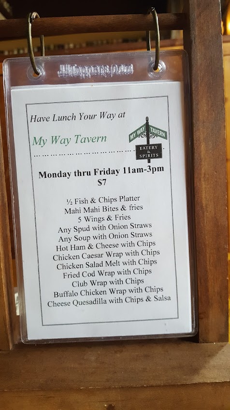 Menu My Way Tavern - 25