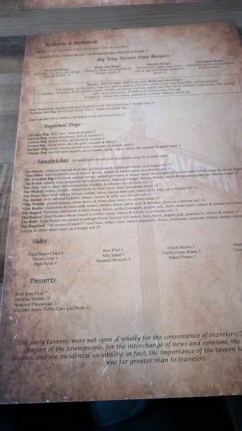 Menu My Way Tavern - 28