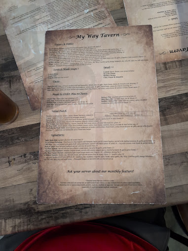 Menu My Way Tavern - 20