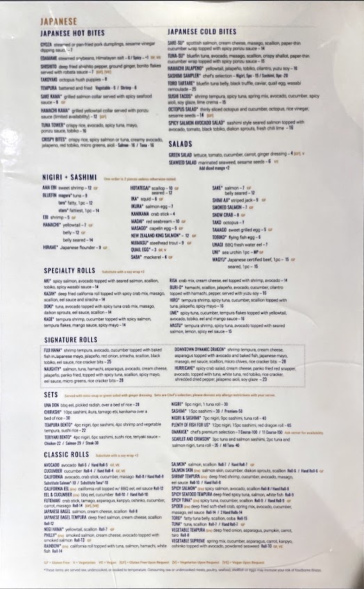 Menu Osha Thai Kitchen And Sushi - 24
