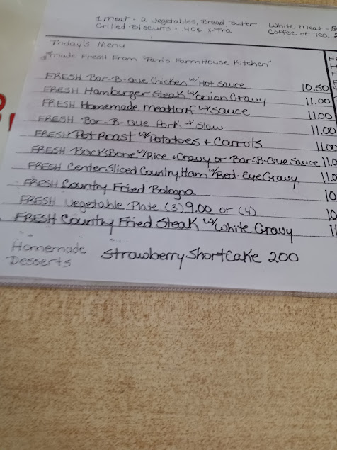 Menu Pam's Farmhouse Restaurant - 27