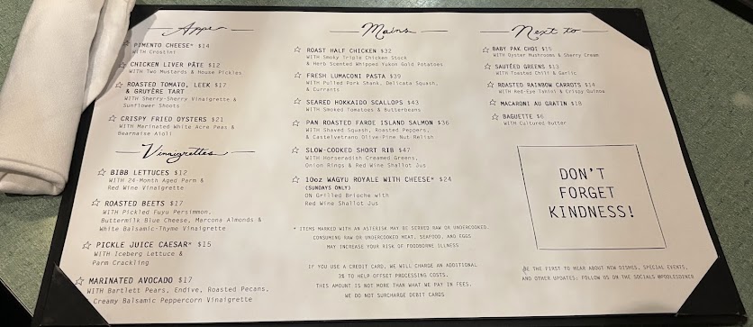 Menu Poole's - 21