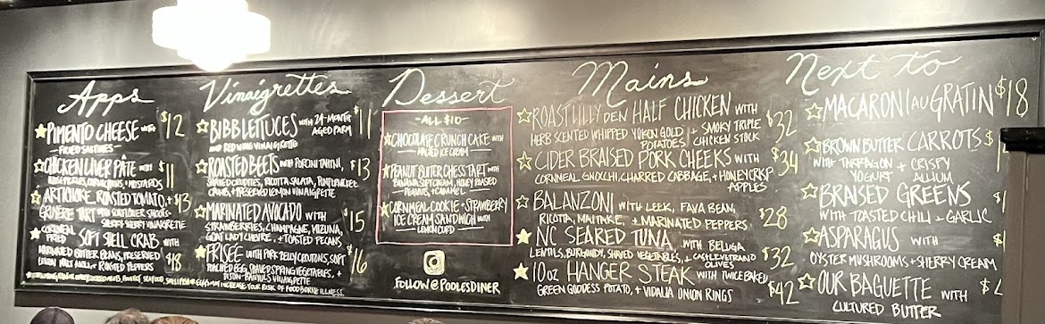 Menu Poole's - 29