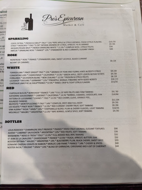 Menu Pro's Epicurean Ristorante - 26