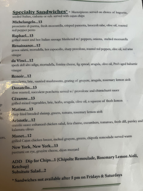 Menu Pro's Epicurean Ristorante - 25