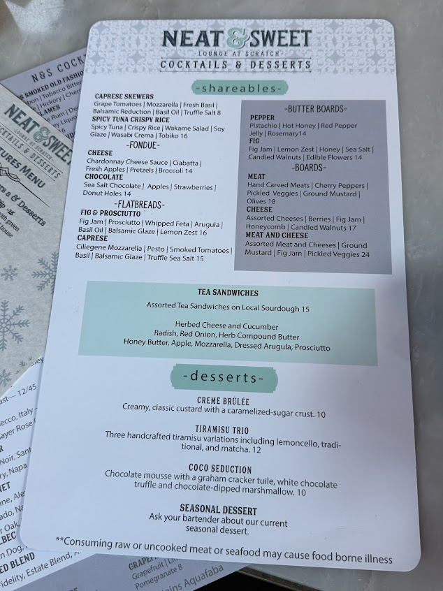Menu Scratch Kitchen & Taproom - 26