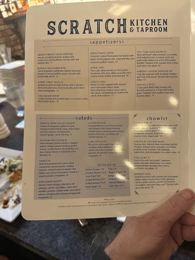 Menu Scratch Kitchen & Taproom - 25