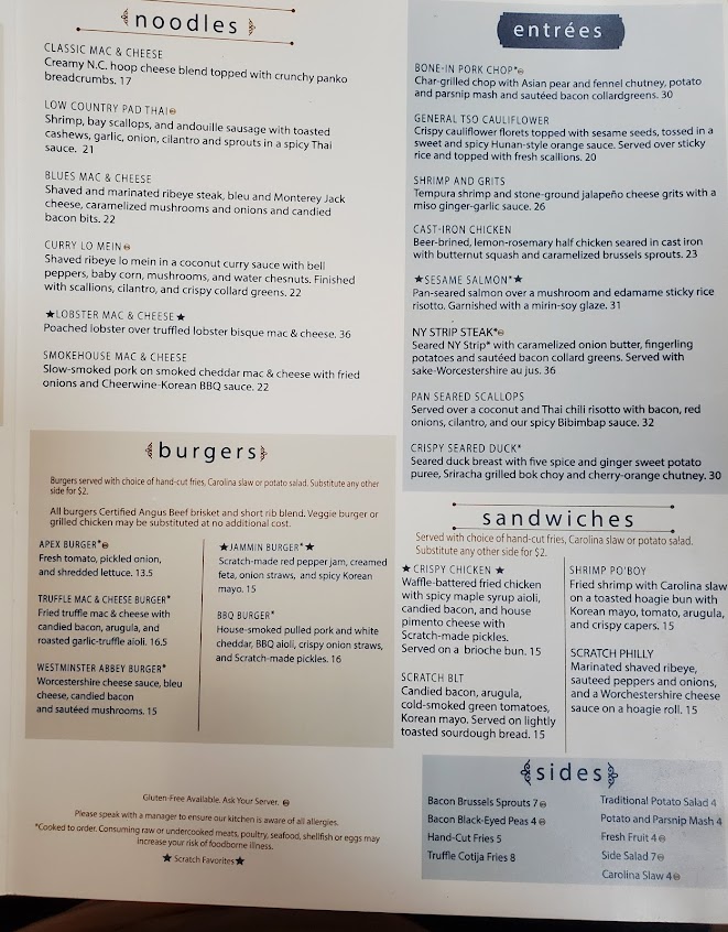 Menu Scratch Kitchen & Taproom - 27