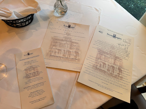 Menu Second Empire Restaurant And Tavern - 27